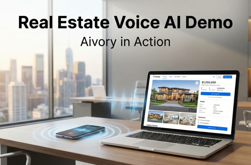 Aivory’s Real Estate Voice AI Demo