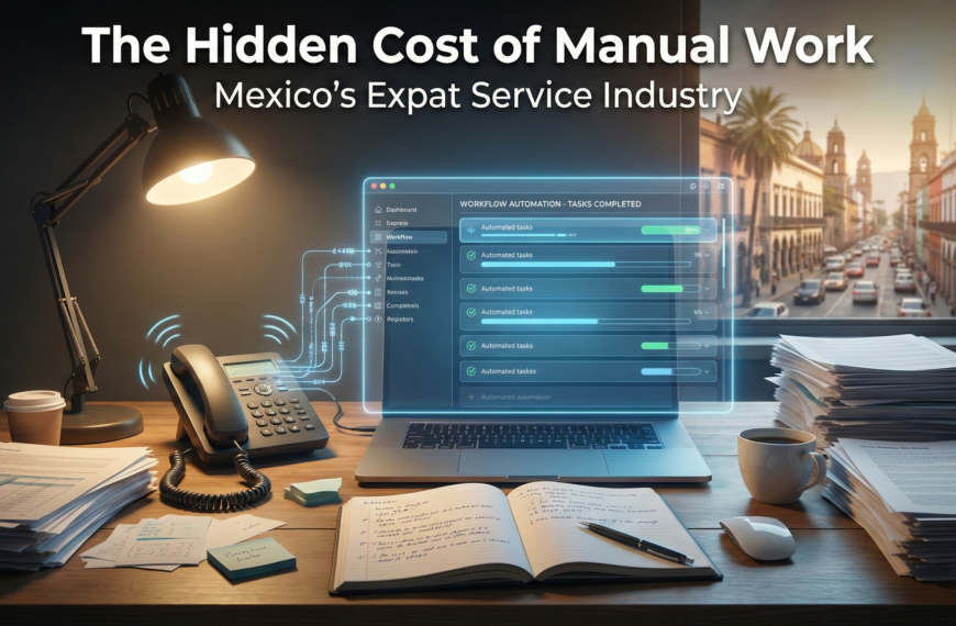 The Hidden Cost of Manual Work in Mexico’s Expat Service Industry
