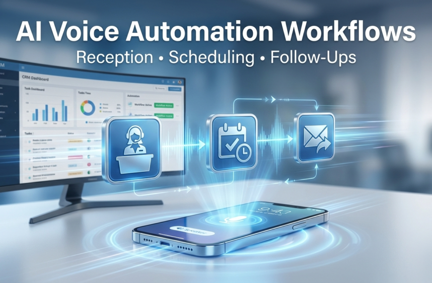 AI Voice Automation Workflows That Save Time: Reception, Scheduling, Follow-Ups