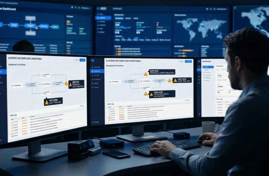 The Compliance Risk Nobody Talks About in AI Deployments (GDPR, HIPAA & SOC 2 Gaps)